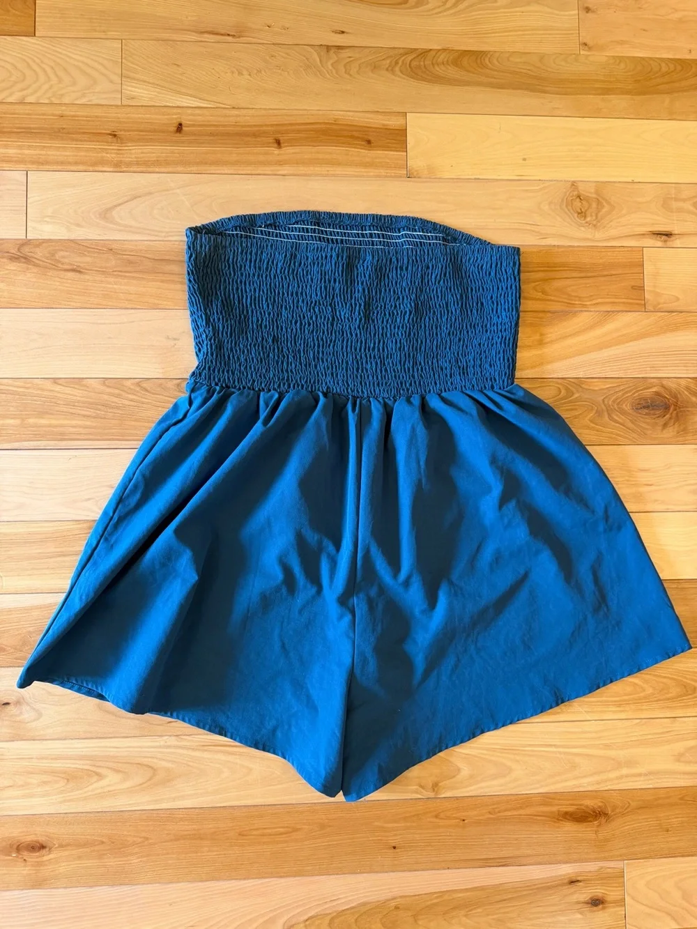 N/A teal strapless